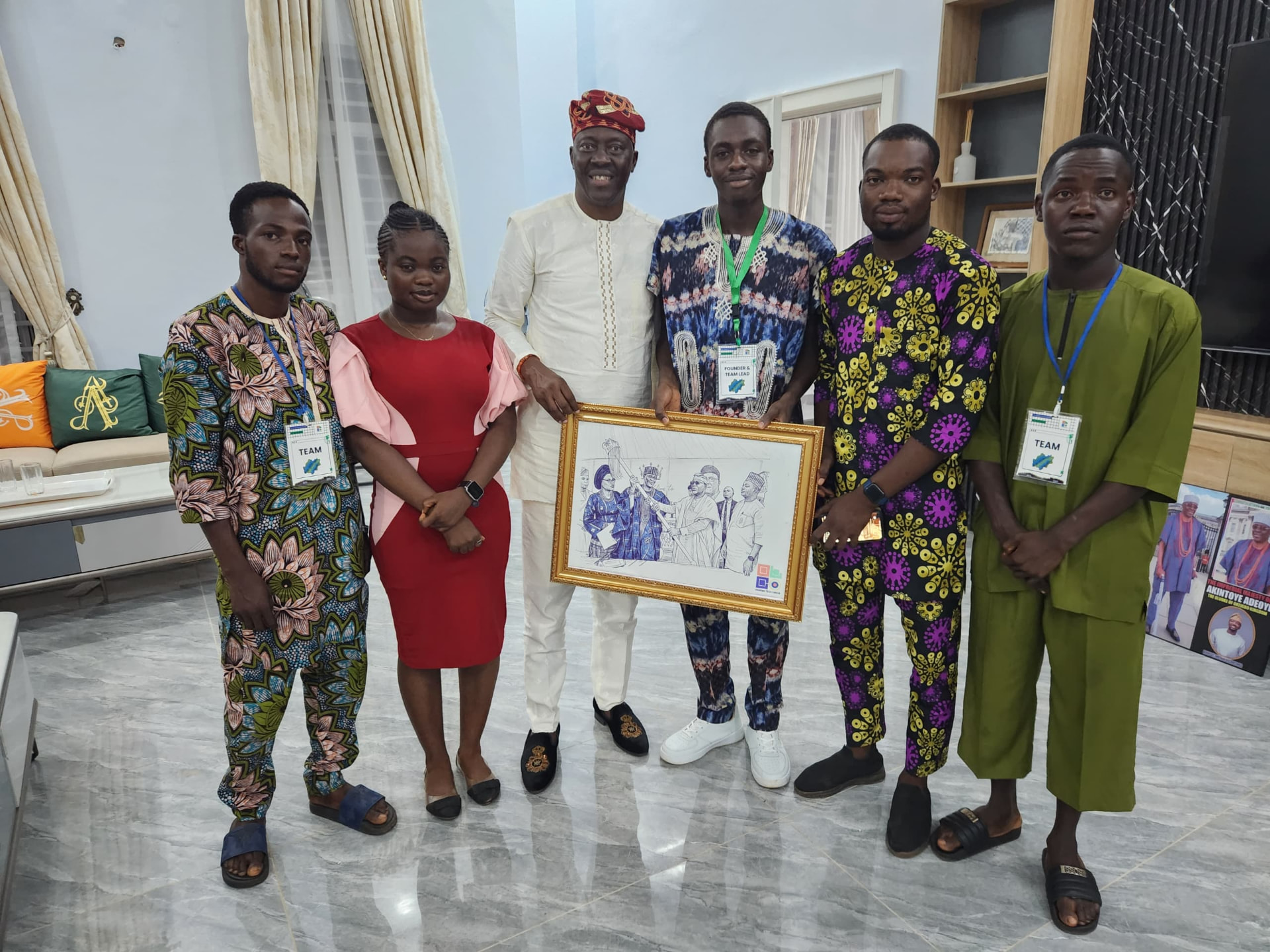 Students and mentors collaborating at an Okeigbo Tech Circle workshop